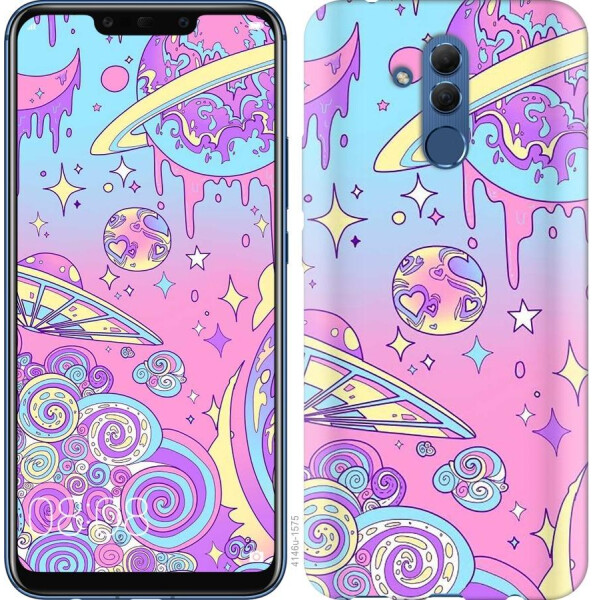 

Чехол на Huawei Mate 20 Lite Розовая галактика (04798)