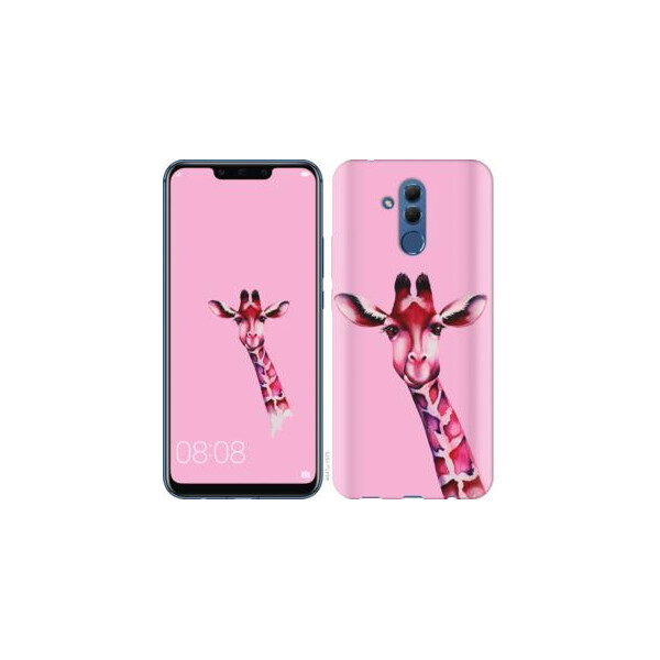 

Чехол на Huawei Mate 20 Lite Розовая жирафа (04798)