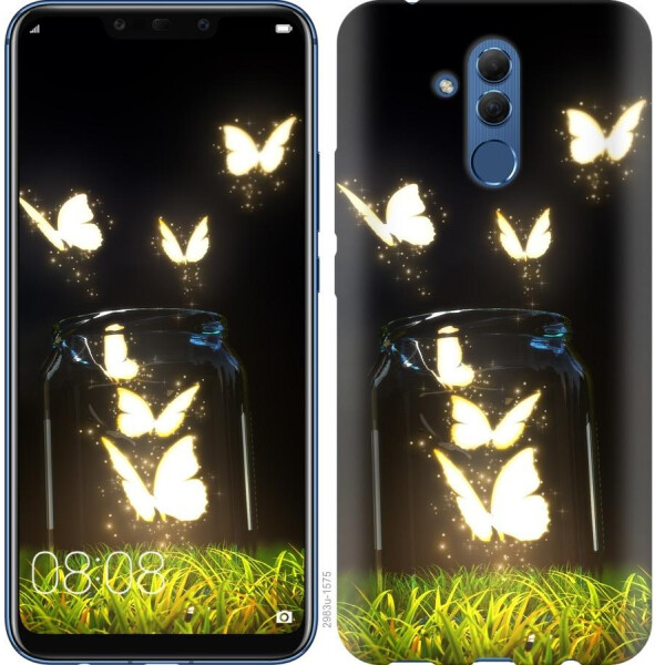 

Чехол на Huawei Mate 20 Lite Светящиеся бабочки (04798)