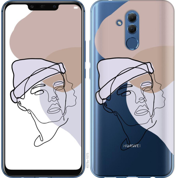 

Чехол на Huawei Mate 20 Lite Силуэт (04798)