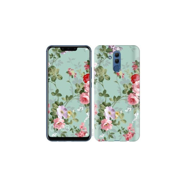 

Чехол на Huawei Mate 20 Lite Цветочные обои 2 (04798)