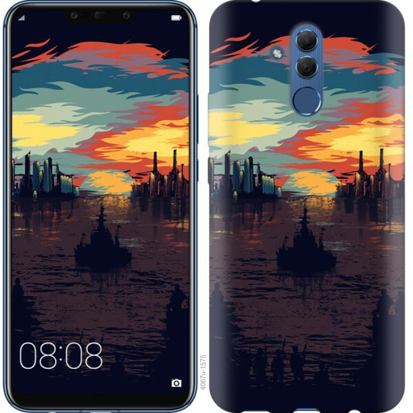 

Чехол на Huawei Mate 20 Lite Череп-абстракция (04798)