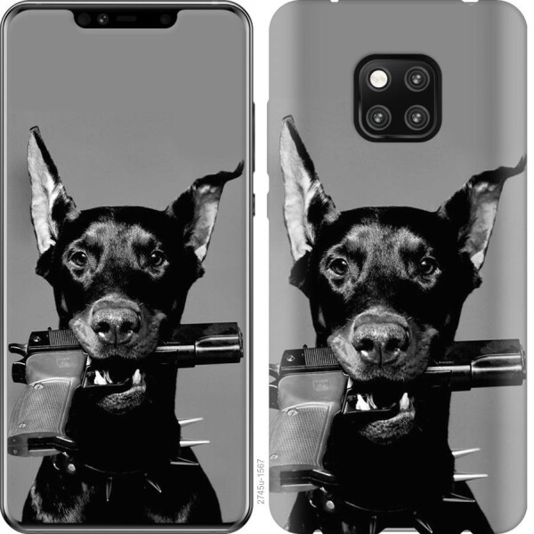 

Чехол на Huawei Mate 20 Pro Доберман (04798)