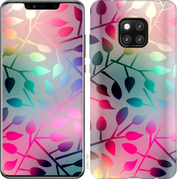 

Чехол на Huawei Mate 20 Pro Листья (04798)
