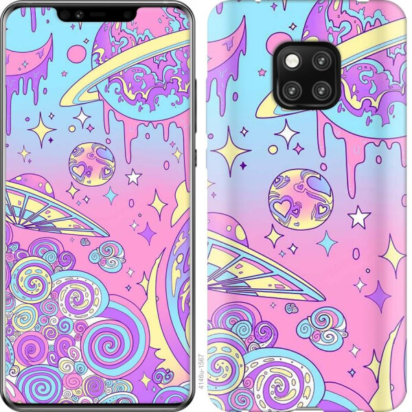 

Чехол на Huawei Mate 20 Pro Розовая галактика (04798)