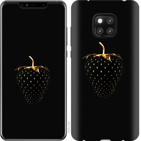 

Чехол на Huawei Mate 20 Pro Черная клубника (04798)