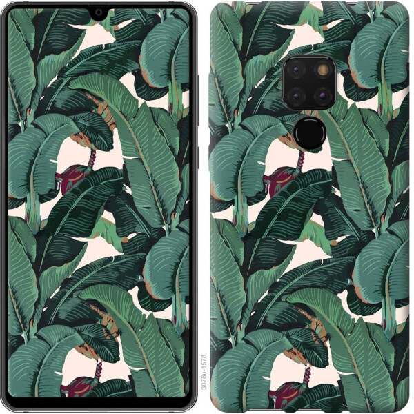

Чехол на Huawei Mate 20 Банановые листья (04798)