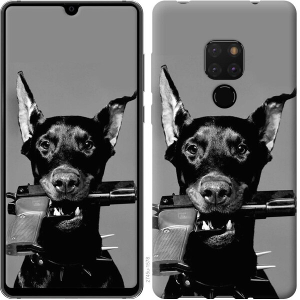 

Чехол на Huawei Mate 20 Доберман (04798)