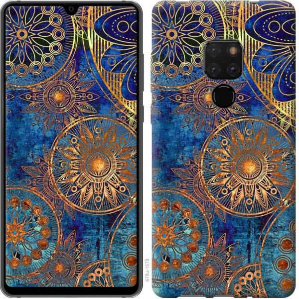 

Чехол на Huawei Mate 20 Золотой узор (04798)