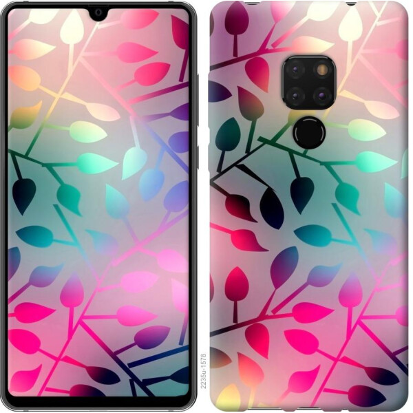 

Чехол на Huawei Mate 20 Листья (04798)