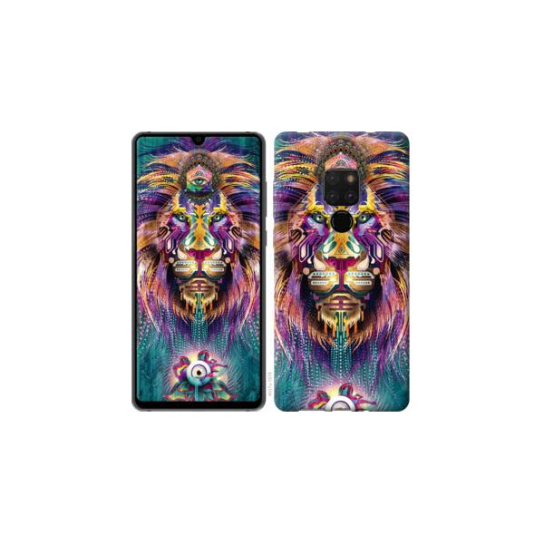 

Чехол на Huawei Mate 20 Люминесцентный лев (04798)