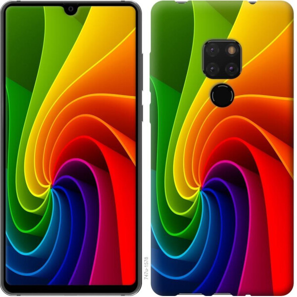 

Чехол на Huawei Mate 20 Радужный вихрь (04798)