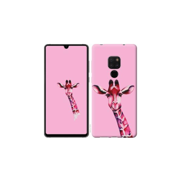 

Чехол на Huawei Mate 20 Розовая жирафа (04798)
