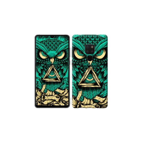 

Чехол на Huawei Mate 20 Сова Арт-тату (04798)