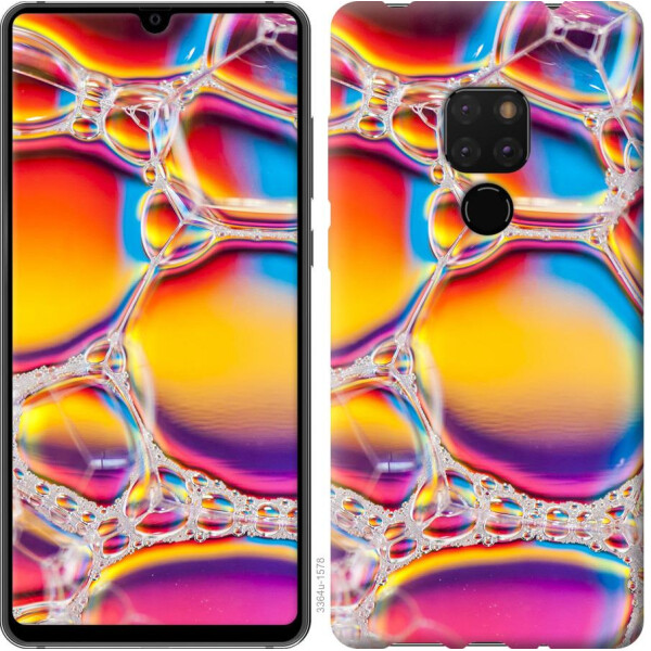 

Чехол на Huawei Mate 20 Цветные пузыри (04798)