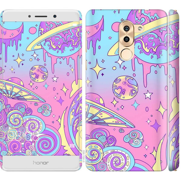 

Чехол на Huawei Mate 9 Lite Розовая галактика (04798)