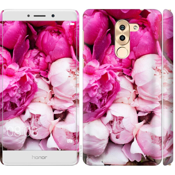 

Чехол на Huawei Mate 9 Lite Розовые пионы (04798)