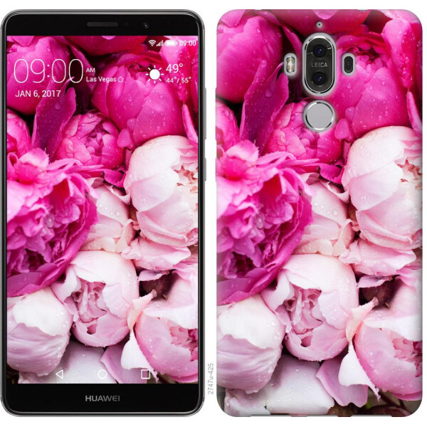 

Чехол на Huawei Mate 9 Розовые пионы (04798)
