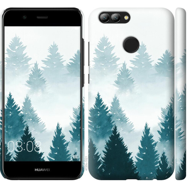 

Чехол на Huawei Nova 2 Акварельные Елки (04798)