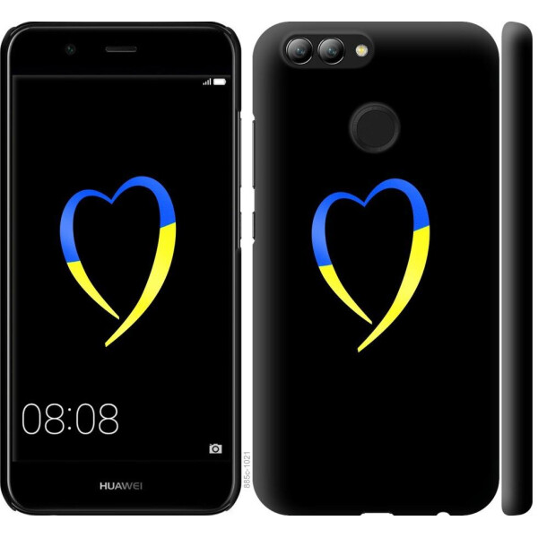 

Чехол на Huawei Nova 2 Жёлто-голубое сердце (04798)
