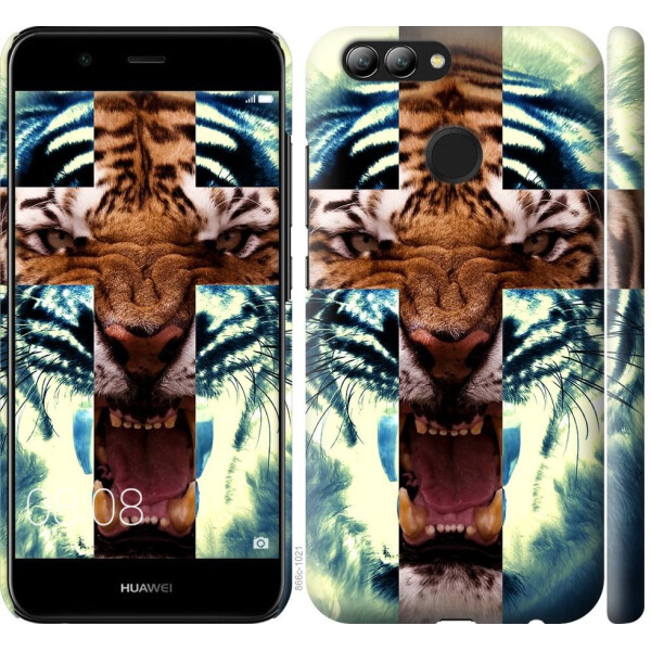 

Чехол на Huawei Nova 2 Злой тигр (04798)