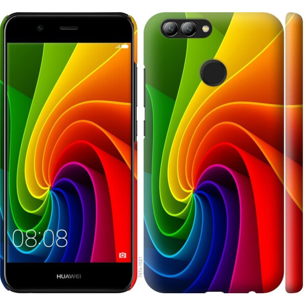 

Чехол на Huawei Nova 2 Радужный вихрь (04798)