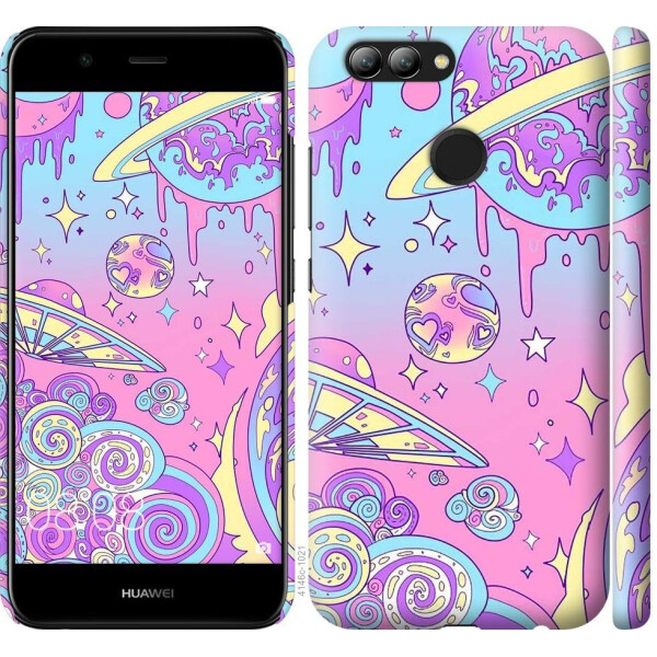 

Чехол на Huawei Nova 2 Розовая галактика (04798)