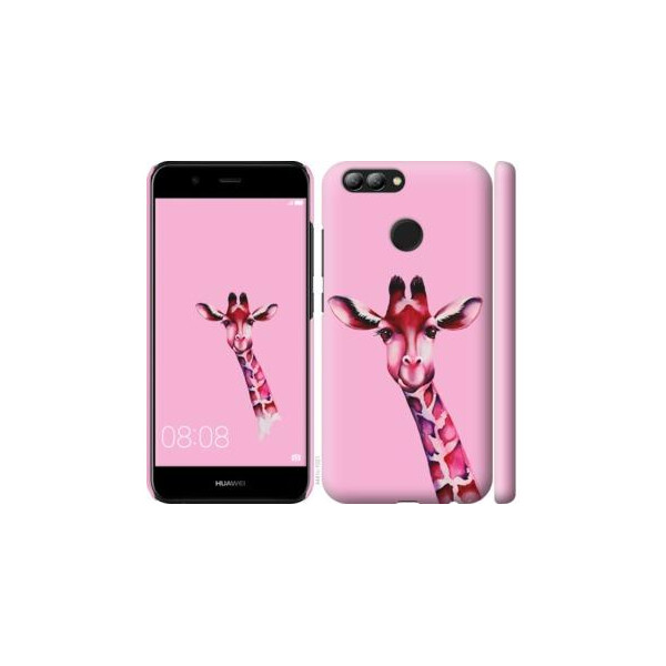 

Чехол на Huawei Nova 2 Розовая жирафа (04798)