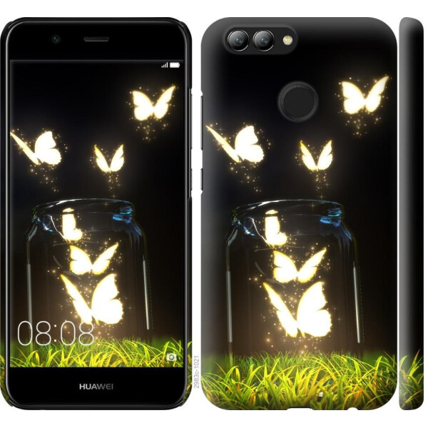 

Чехол на Huawei Nova 2 Светящиеся бабочки (04798)