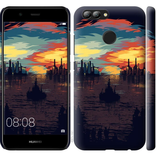 

Чехол на Huawei Nova 2 Череп-абстракция (04798)