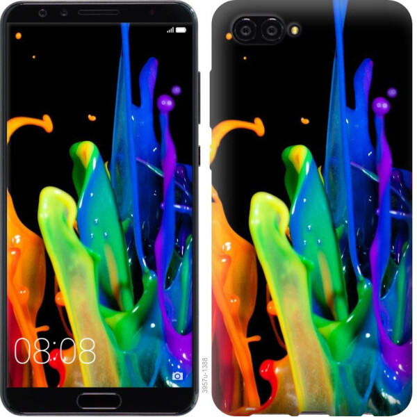 

Чехол на Huawei Nova 2S брызги краски (04798)