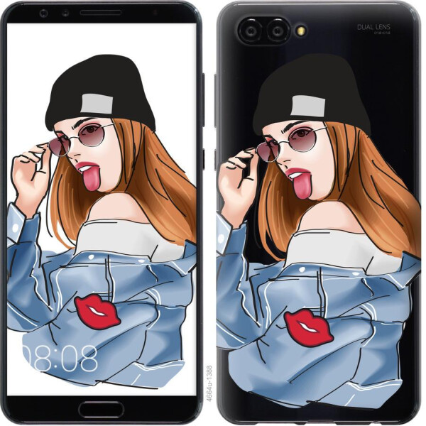 

Чехол на Huawei Nova 2S Девушка v3 (04798)