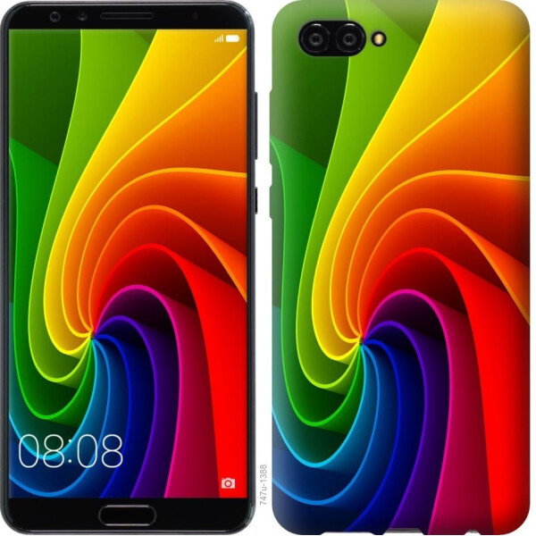 

Чехол на Huawei Nova 2S Радужный вихрь (04798)