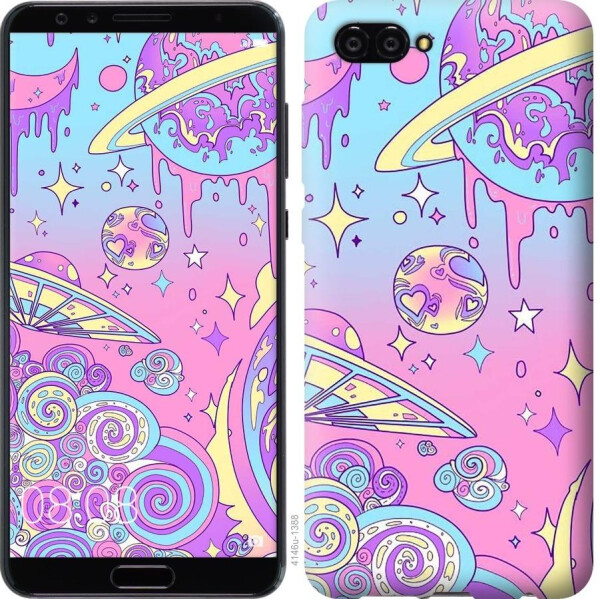 

Чехол на Huawei Nova 2S Розовая галактика (04798)