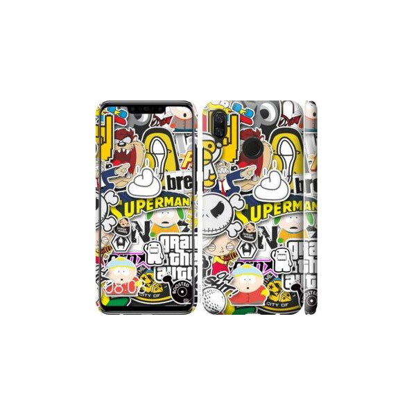 

Чехол на Huawei Nova 3 Popular logos (04798)
