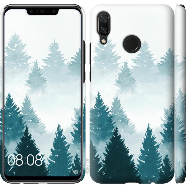 

Чехол на Huawei Nova 3 Акварельные Елки (04798)