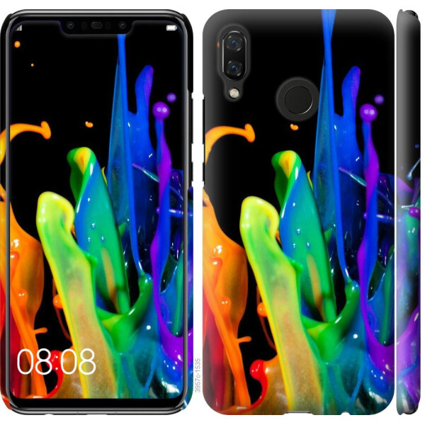 

Чехол на Huawei Nova 3 брызги краски (04798)