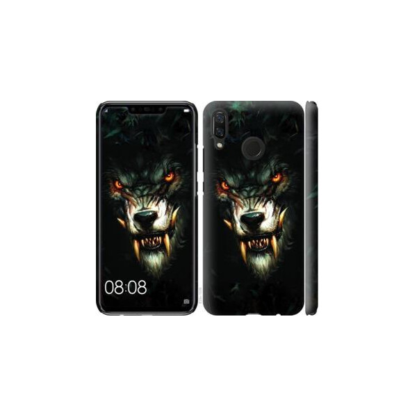 

Чехол на Huawei Nova 3 Дьявольский волк (04798)