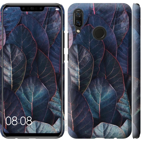 

Чехол на Huawei Nova 3 Листья v3 (04798)