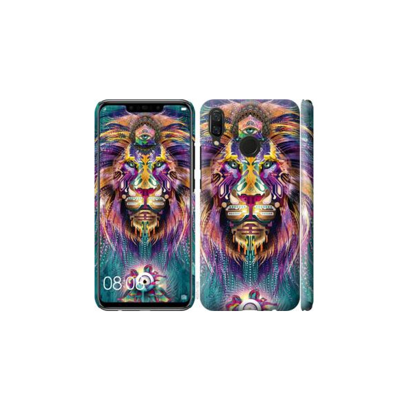 

Чехол на Huawei Nova 3 Люминесцентный лев (04798)