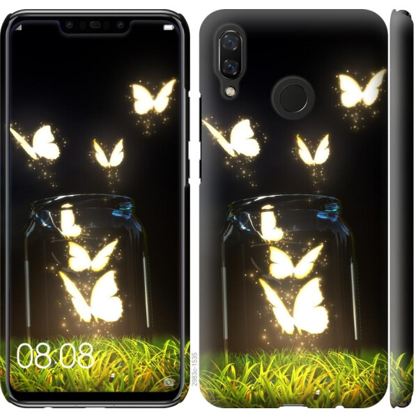 

Чехол на Huawei Nova 3 Светящиеся бабочки (04798)