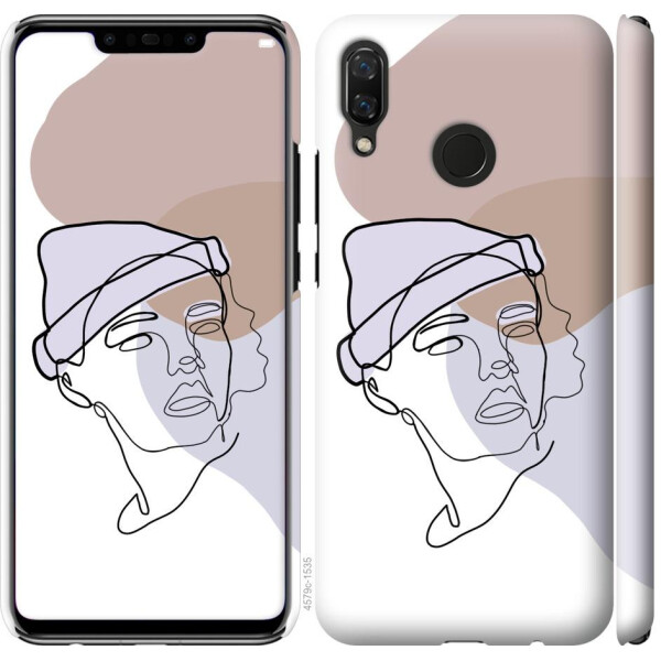 

Чехол на Huawei Nova 3 Силуэт (04798)