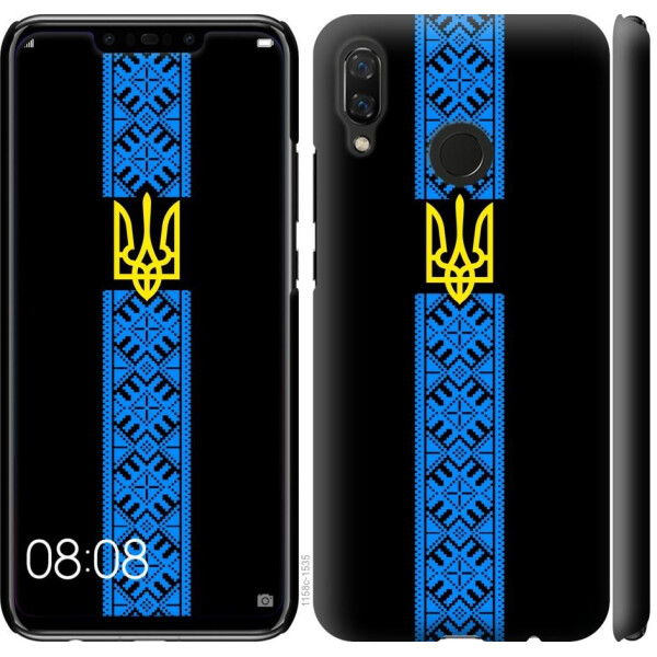 

Чехол на Huawei Nova 3 Тризуб в вышиванке (04798)