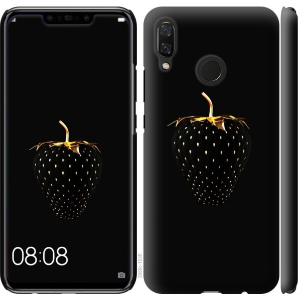 

Чехол на Huawei Nova 3 Черная клубника (04798)