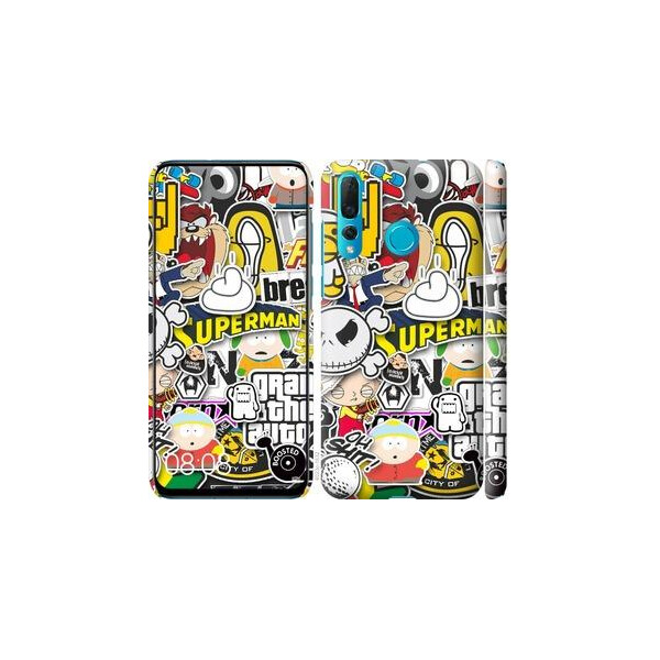 

Чехол на Huawei Nova 4 Popular logos (04798)
