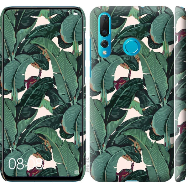 

Чехол на Huawei Nova 4 Банановые листья (04798)