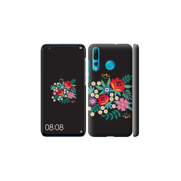 

Чехол на Huawei Nova 4 Вышитые цветы (04798)