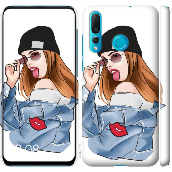 

Чехол на Huawei Nova 4 Девушка v3 (04798)