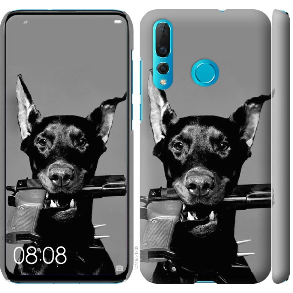 

Чехол на Huawei Nova 4 Доберман (04798)