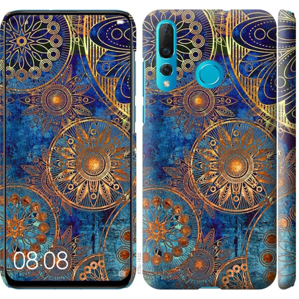 

Чехол на Huawei Nova 4 Золотой узор (04798)